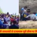 UP Rajasthan border mudslide near agra due to Chambal pipeline digging 4 died zxc