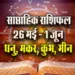 Weekly-Horoscope--26-May-1-June--2025--Dhanu-Makar-Kumbh-Meen-Saptahik-Rashifal
