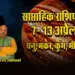 Weekly-Horoscope-7-13-April-2025---dhanu-makar-kumbh-meen--Saptahik-Rashifal Cahitra Navratri Ashtami
