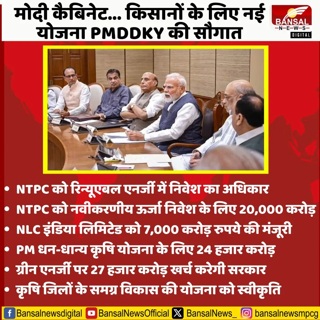 PM Modi Cabinet 2025 Decisions