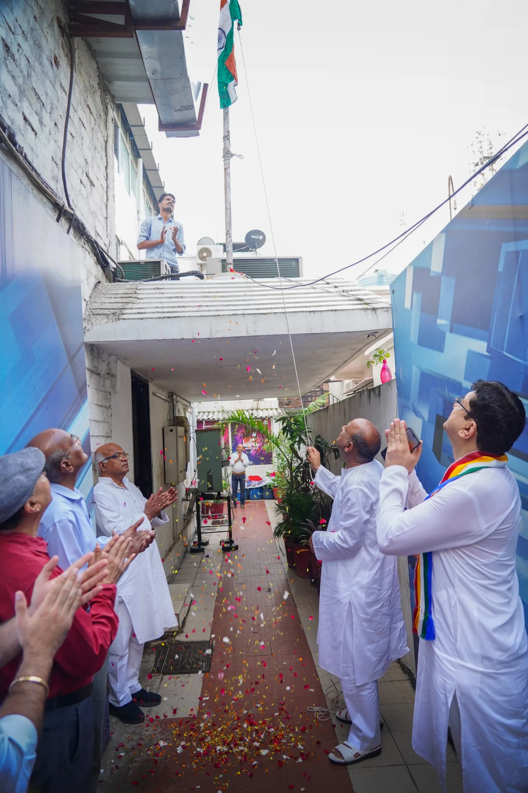  MP CM Flag Hoisting