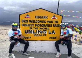 Raipur Cyclists conquer Umling La
