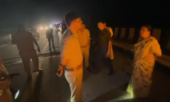 accident baby car up