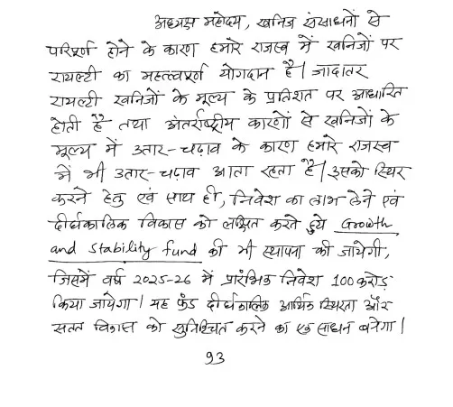 cg budget 2025