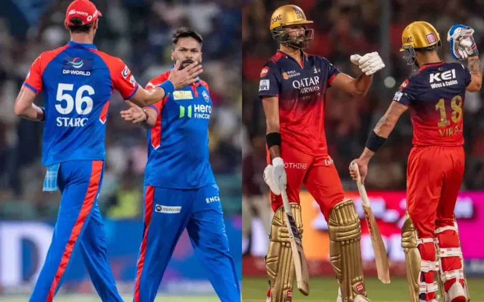dc vs rcb points table