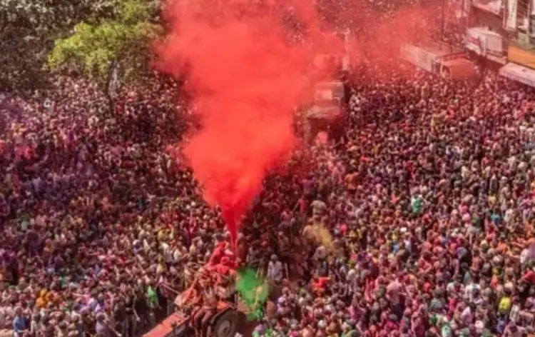 इंदौर रंगपंचमी गेर। (फाइल फोटो)