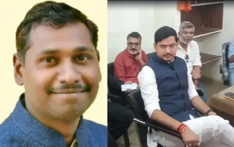 पत्रकार कुलदीप सिंगोरिया को पुलिस ने किया गिरफ्तार।