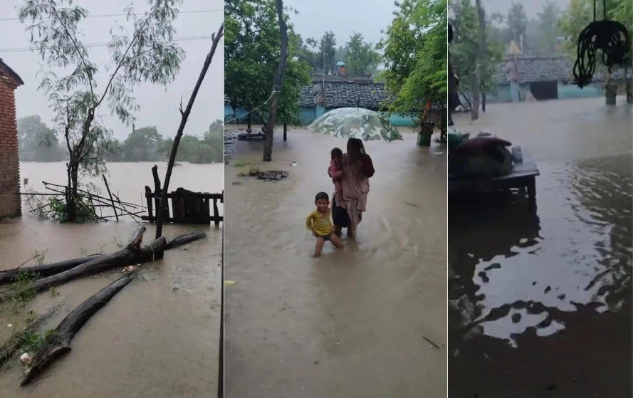_lalitpur heavy rains lagatar 36 ghanton se baarish barrage gates opened zxc (1)