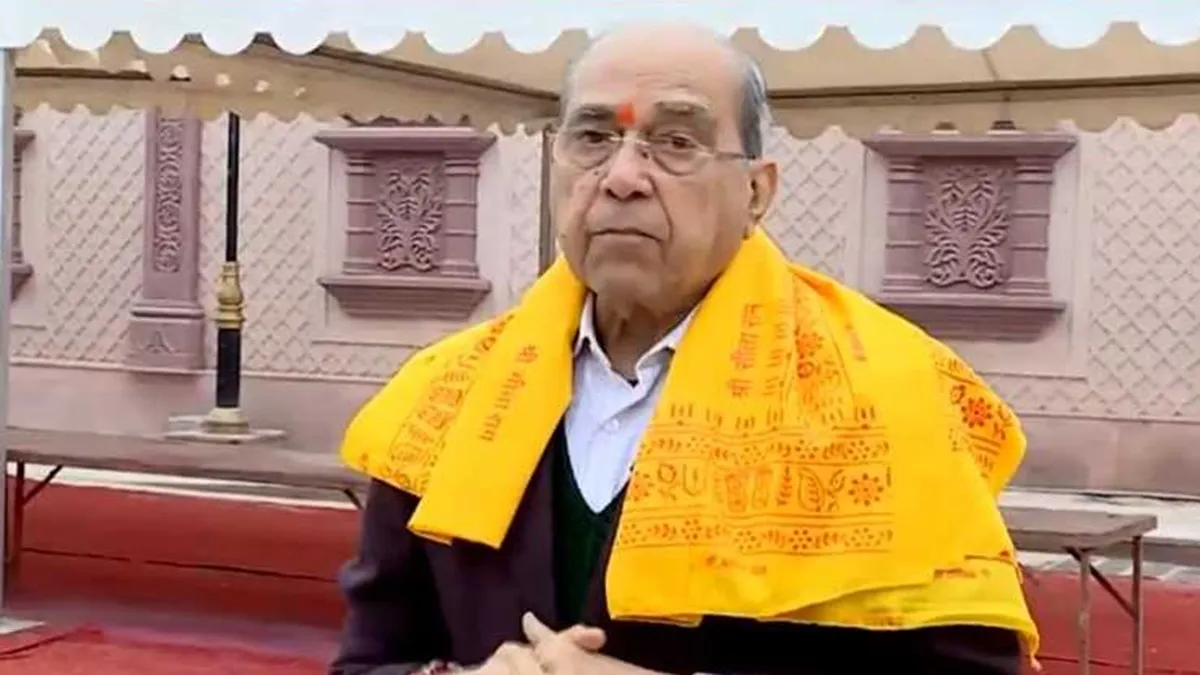 Nripendra Mishra, Chairman of Ram Mandir Construction Committee