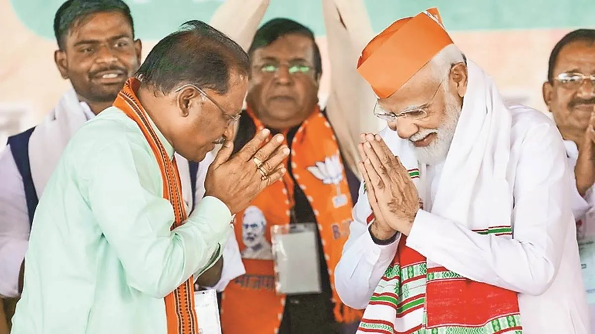 pm modi during LokSabha Election 2024 cg visit