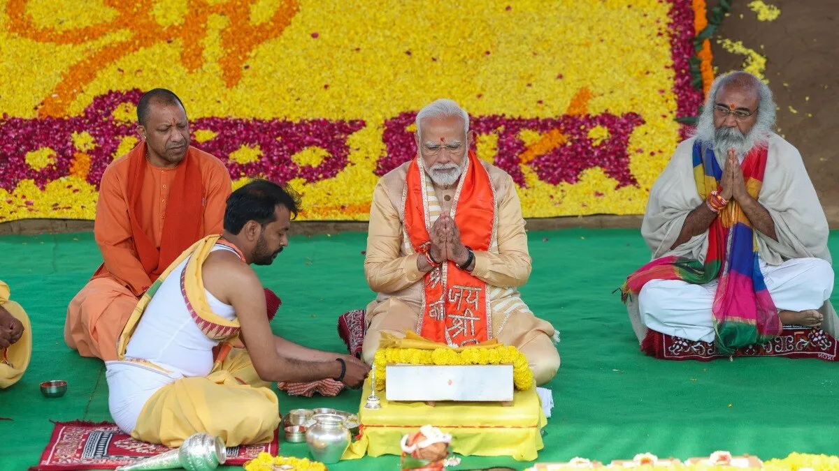 UP Sambhal Kalki Dham_PM lays Foundation Stone of Kalki Dham