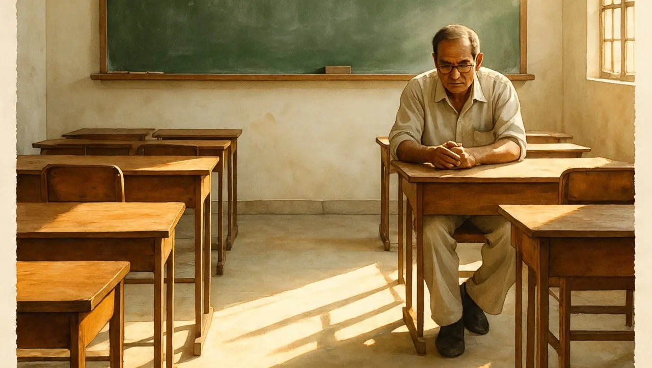 teacher in class