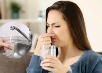 water smells like sewage