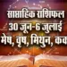 weekly-Horoscope--30-June--6-July-Mesh-Vrash-Mithun-Kark--Daily-Horoscope-astrology-Hindi-News.Dev-Shayani-Ekadashi-Saptahik-Rashifal