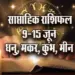 weekly-Horoscope-9-15-June-Dhanu-makar-kumbh-Meen-Daily-Horoscope-astrology-Hindi-News